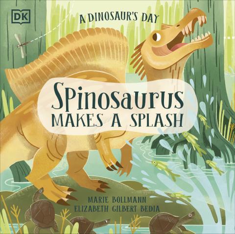 Spinosaurus makes a splash cover art