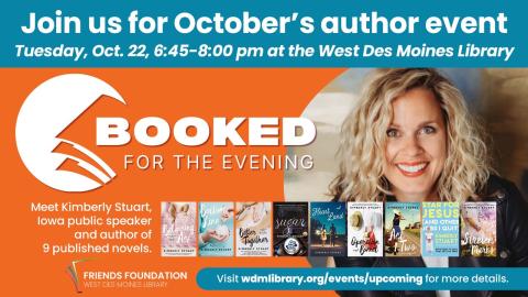 Kimberly Stuart at the West Des Moines Public Library