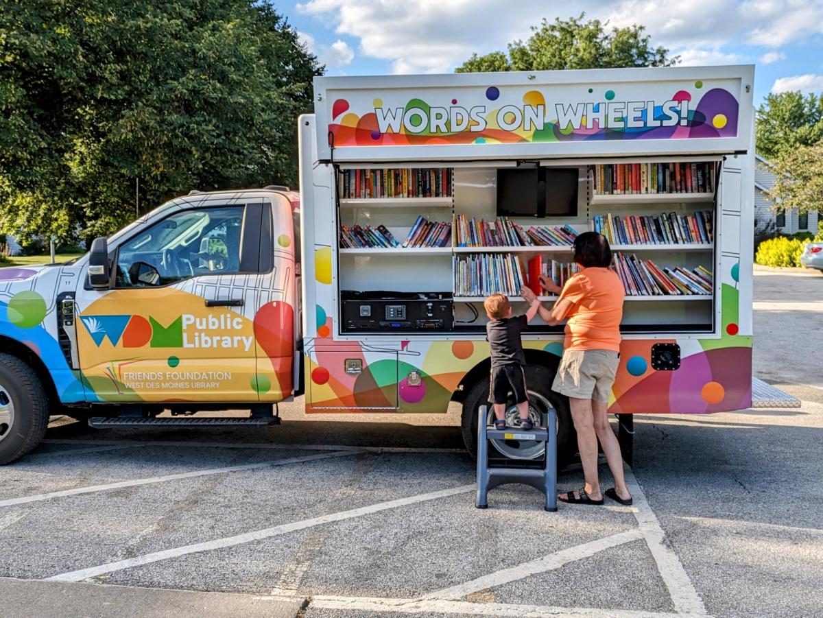 Words on Wheels truck at the park