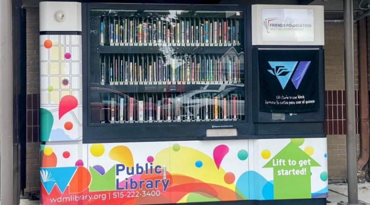 WDM Library Kiosk in Valley Junction